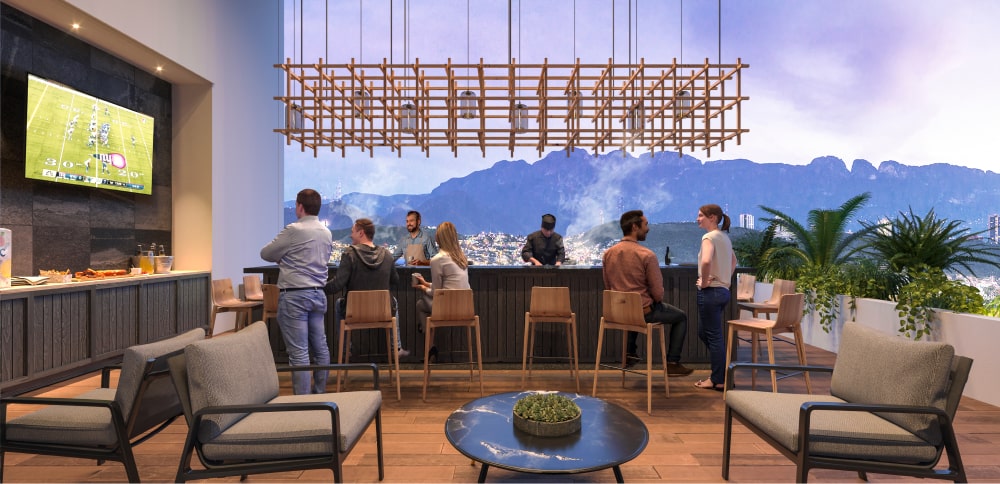 4 salones de visitas - República